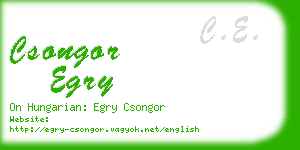 csongor egry business card